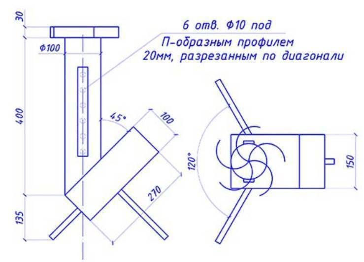 Ракетная печь из профильной трубы своими руками: варианты изготовления, чертежи, фото