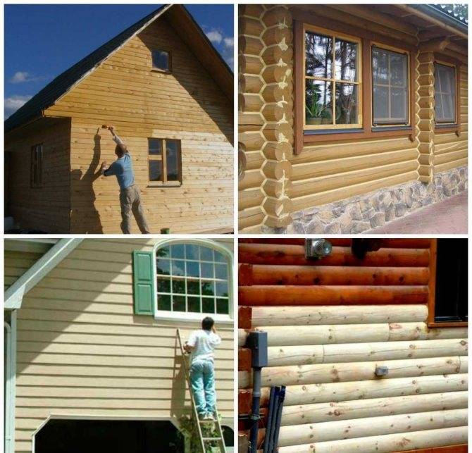 Покраска деревянного дома внутри - как выполнить самостоятельно