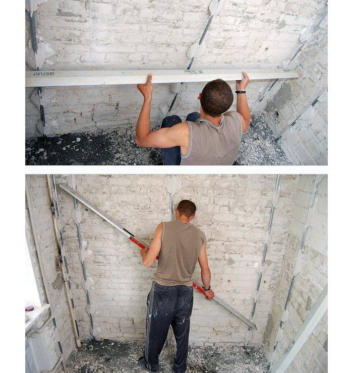Маяки для штукатурки стен: как правильно выставить, установка своими руками, крепления на саморезы, размеры