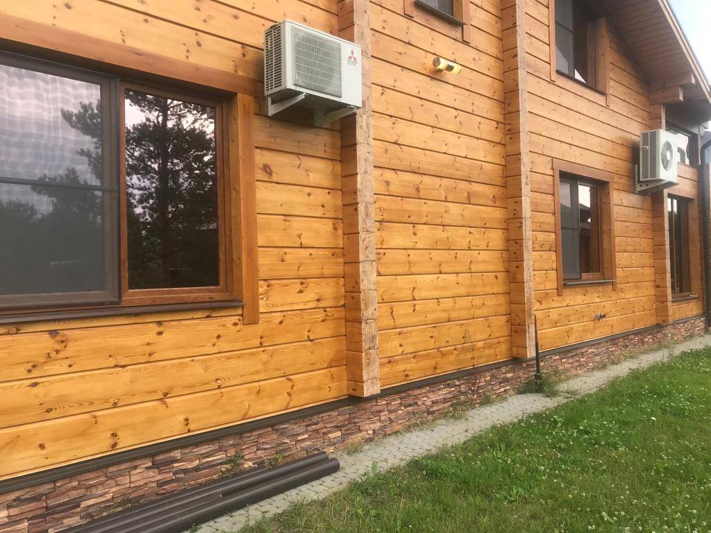 Отделка деревянного дома из бруса снаружи и внутри: фото, видео, как отделать брусовый дом
