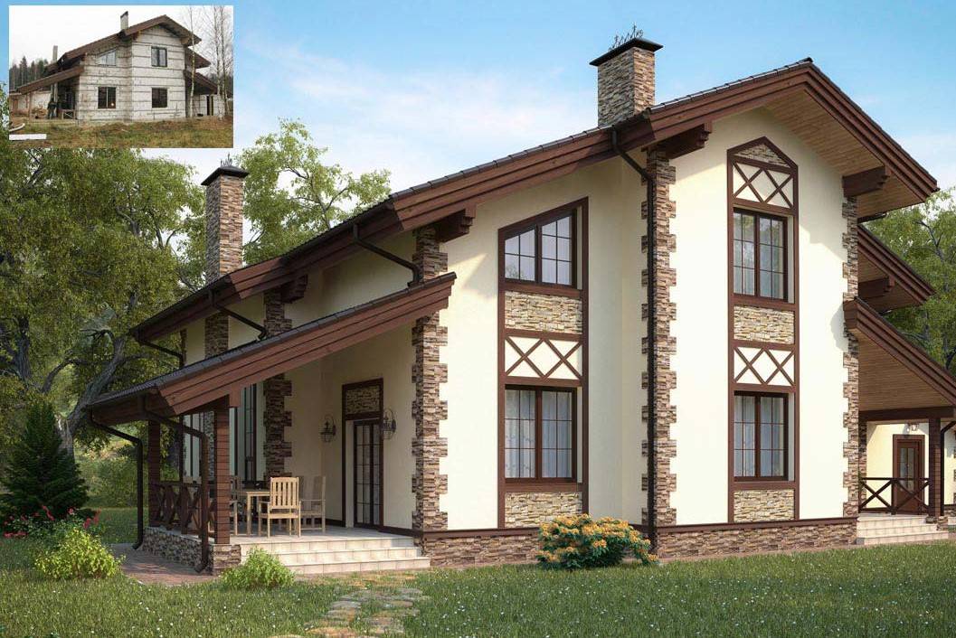 Варианты отделки фасада дома — популярнейшие стили и направления | mastera-fasada.ru | все про отделку фасада дома