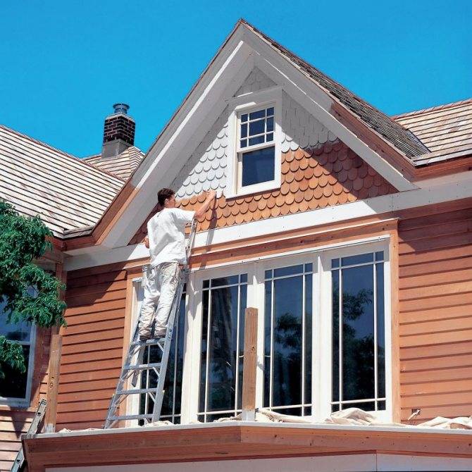 Особенности покраски деревянного дома снаружи
