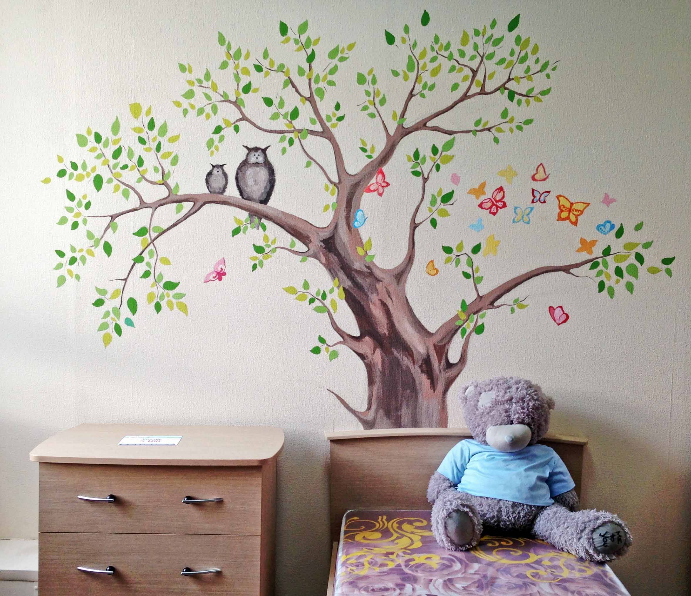 Дерево на стене своими руками — 10 лучших вариантов!