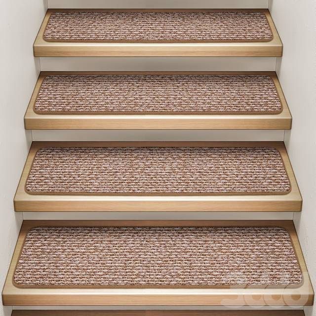 Накладки на ступени лестницы из ковролина: виды накладок из ковролина и ковровых для деревянной лестницы