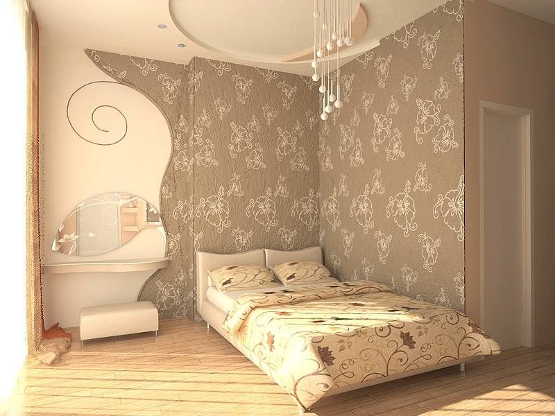 Обои для спальни (фото), дизайн 2020 года: новинки, комбинированные