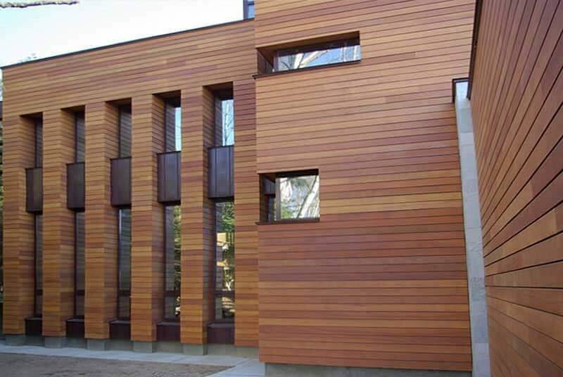 Фасад из планкена - способ придать дому уникальность облика