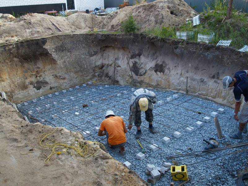 Бассейн из полипропилена своими руками: поэтапная технология строительства