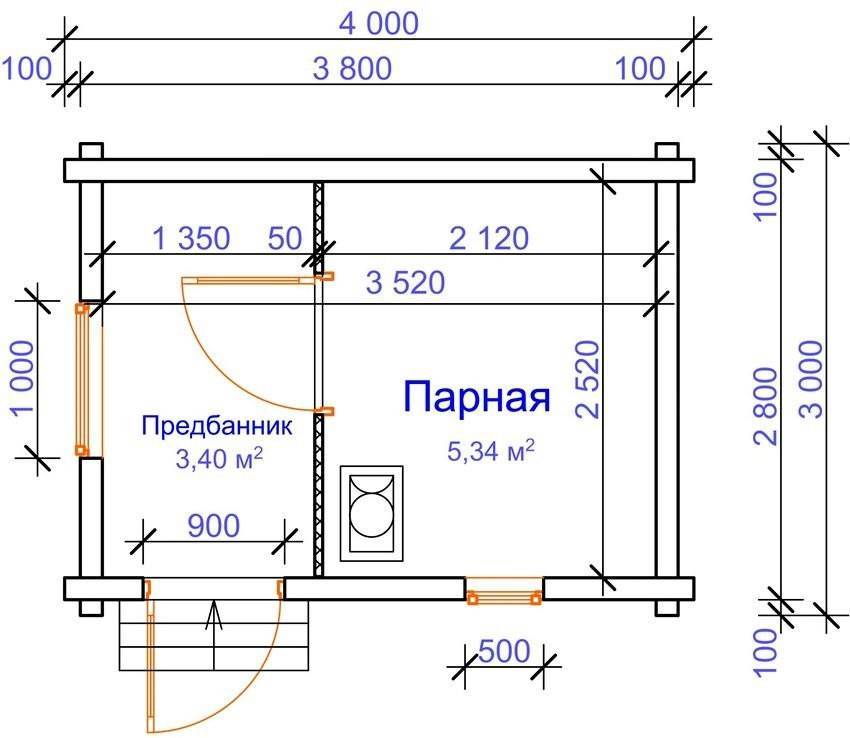 Строительство сауны для дачи своими силами