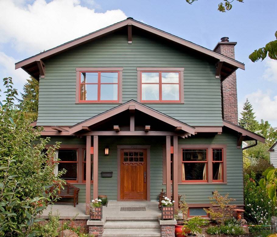 Какой краской лучше покрасить деревянный дом