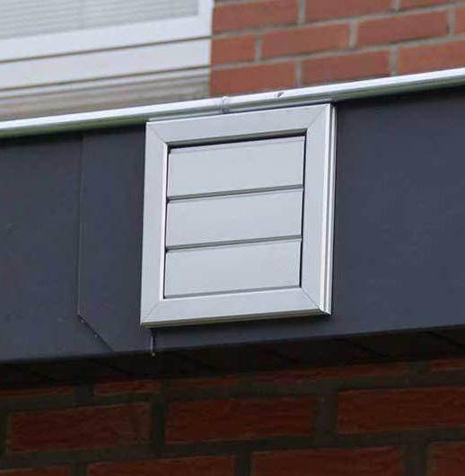 Вентиляционные решетки наружные металлические фасадные закрывающие