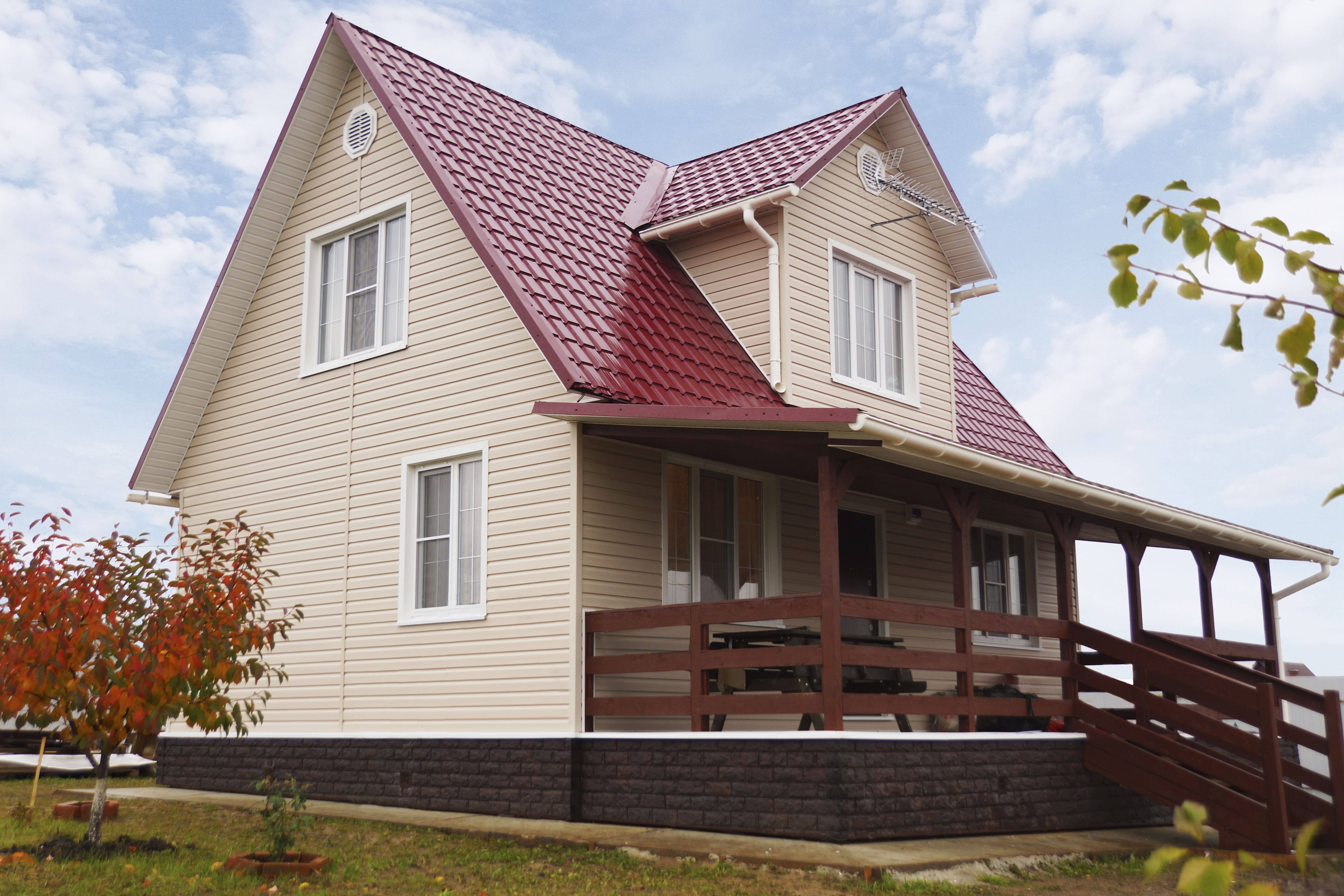 Подбор, выбор цвета сайдинга и его сочетание с крышей дома (+ видео и фото домов)