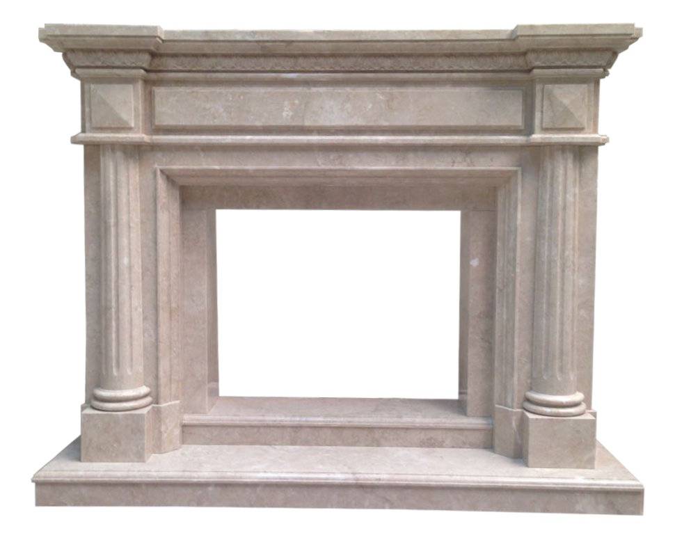 Делаем сами простой и красивый портал для камина из разных материалов