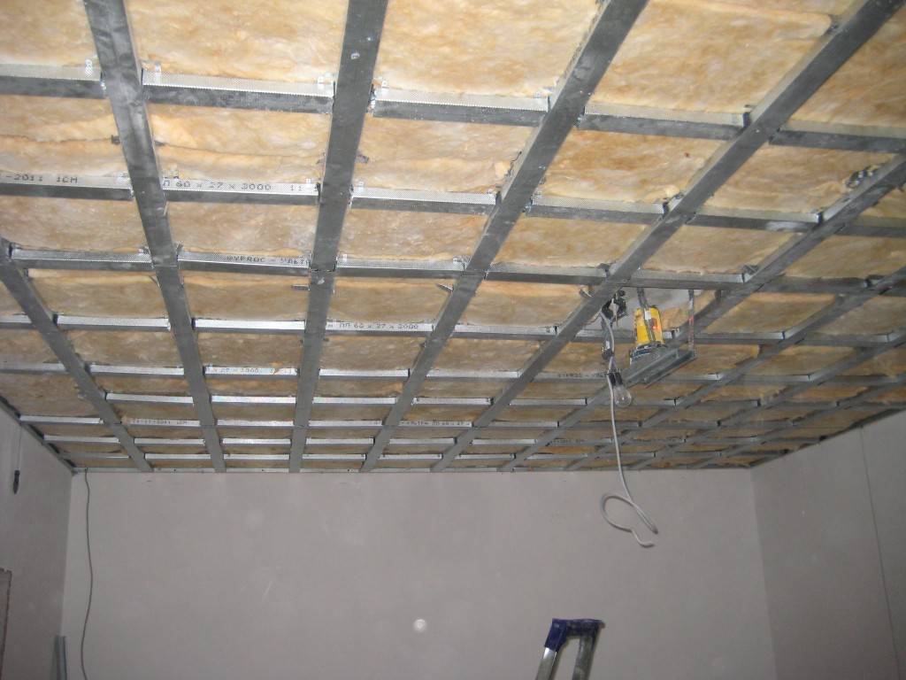 Потолок из гкл своими руками: этапы работы, монтаж гипсокартона