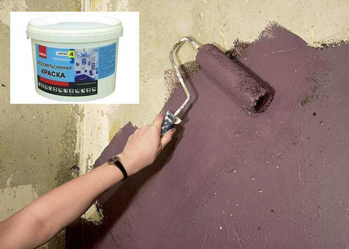 Латексная краска для потолка и стен, как красить своими руками: инструкция, фото и видео