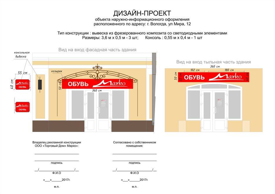 Рекламный проект пример