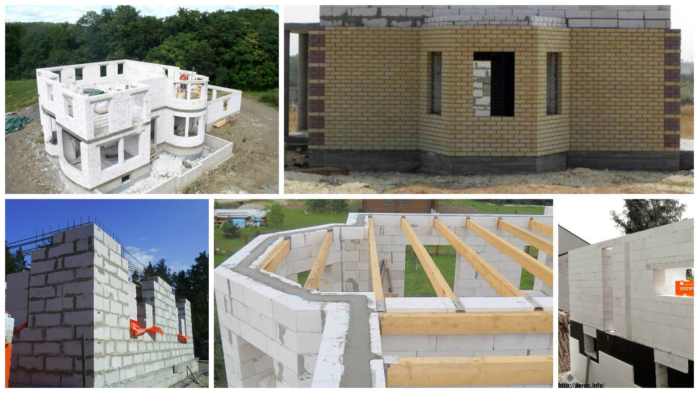 Строительство дома из газобетона своими руками – инструкция как построить коттедж из газобетонных блоков, отзывы владельцев + фото-видео