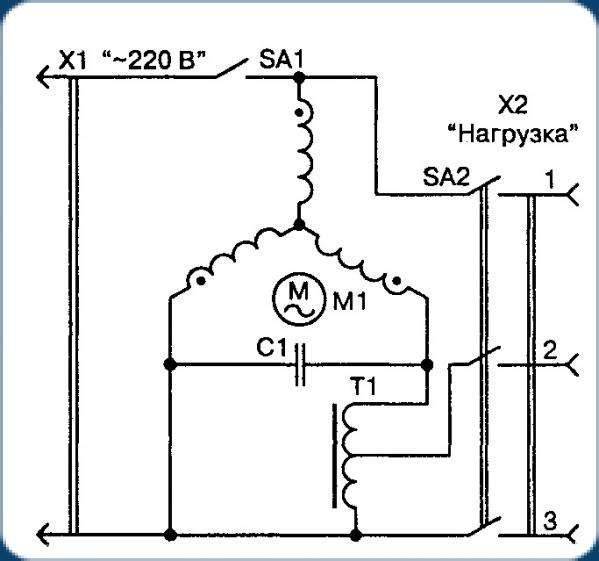 380 на 220 схема