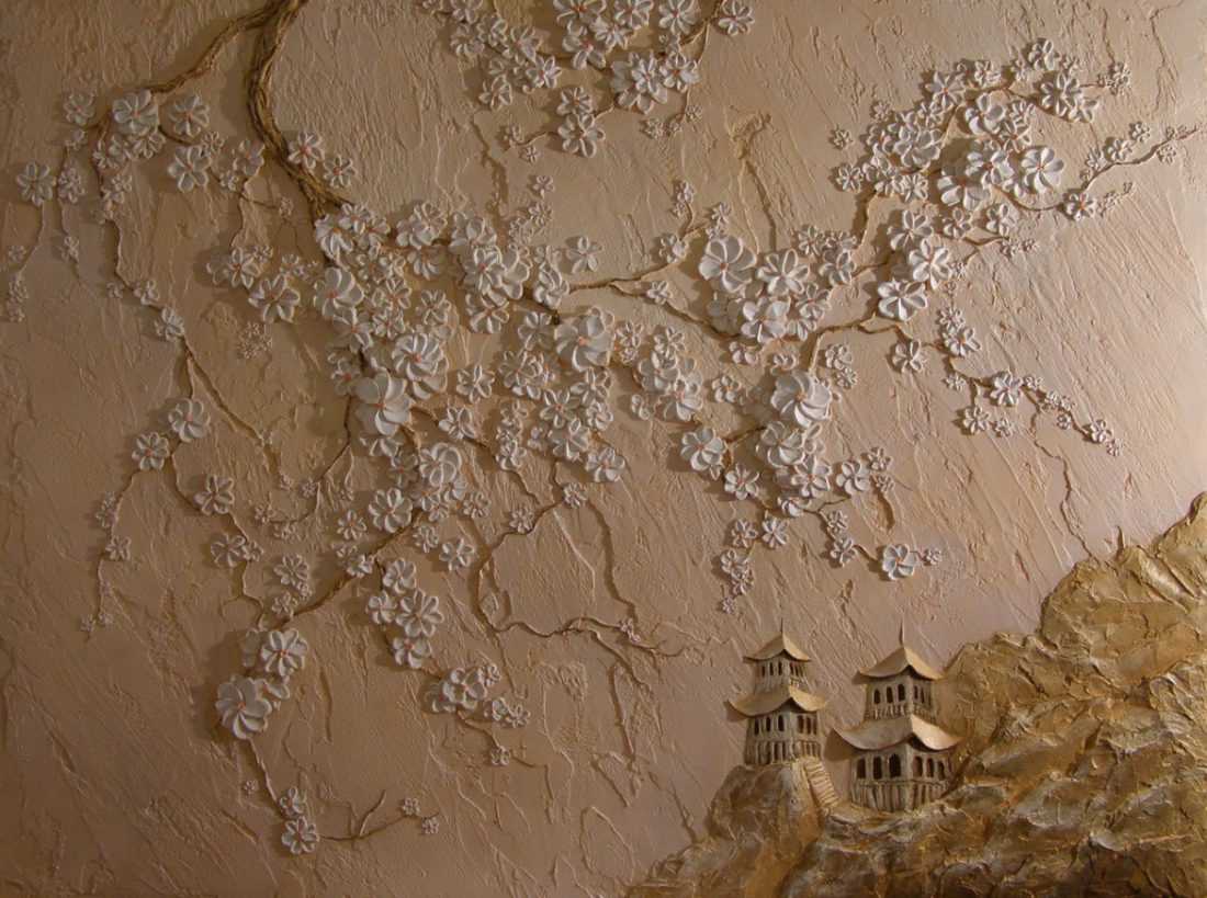 Как делают лепнину на стене. барельеф гипсовый цветочный на стену - мастер-классы