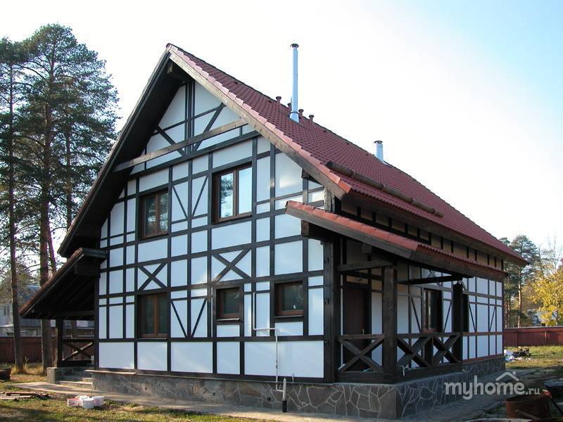 Немецкий стиль в оформлении фасада дома
