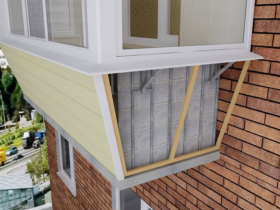 Обшивка балкона сайдингом: отделка, виды, преимущества