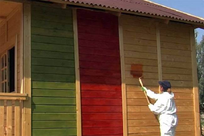 Как и чем осуществляется покраска каркасных домов снаружи