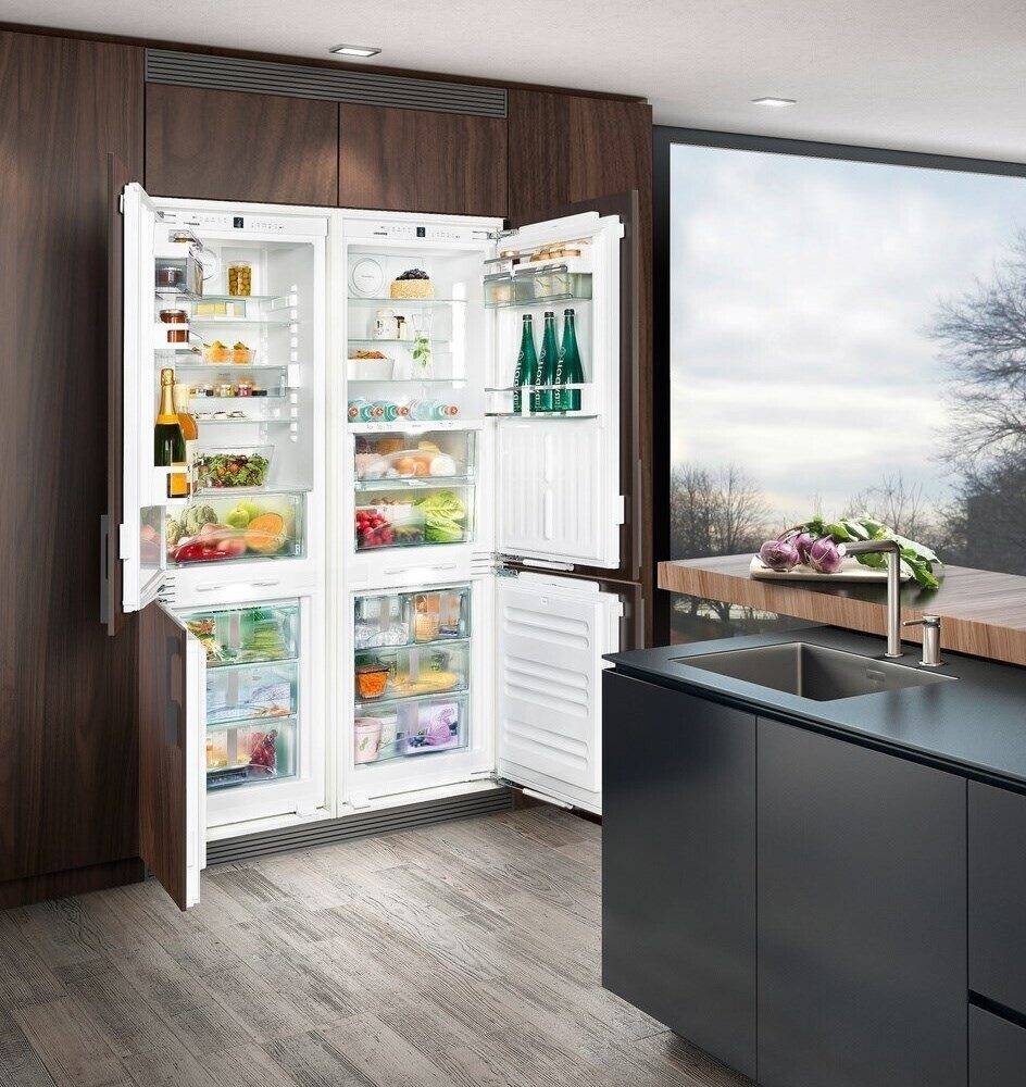 Двухстворчатый холодильник: особенности, как выбрать холодильник side-by-side, многодверные модели