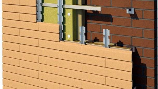 Как выбрать и установить фасадную плитку с металлическими креплениями