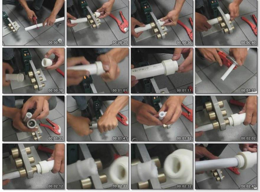 Монтаж полипропиленовых труб: пошаговая инструкция установки +фото и видео