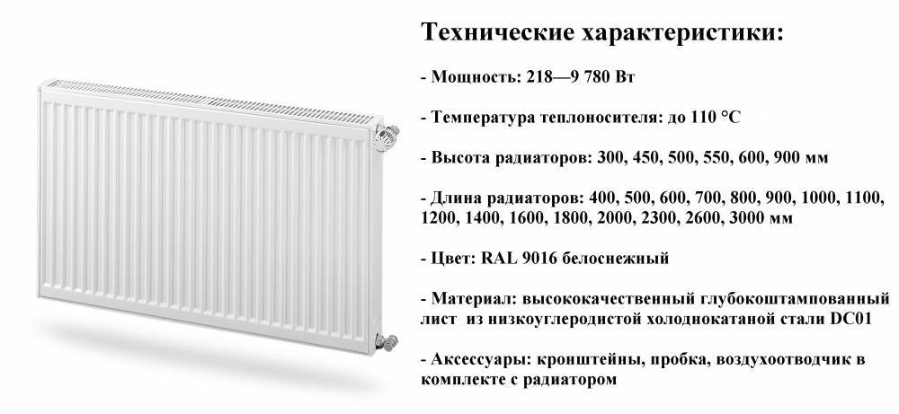 Стальные радиаторы отопления – виды, технические характеристики и рекомендации специалистов