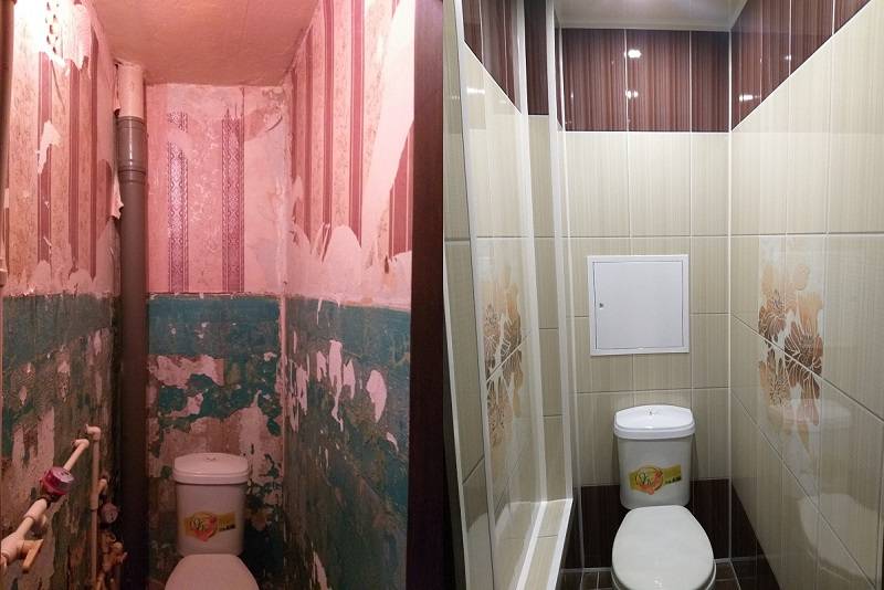 Отделка туалета пвх панелями - выбор материала и инструкция