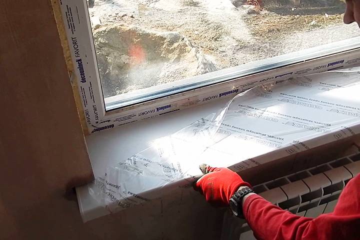 Установка подоконника своими руками на пластиковые и деревянные окна