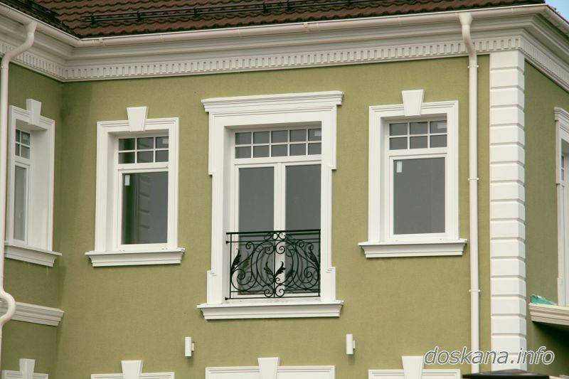 Фасадный декор: виды и названия декоративных элементов фасада дома