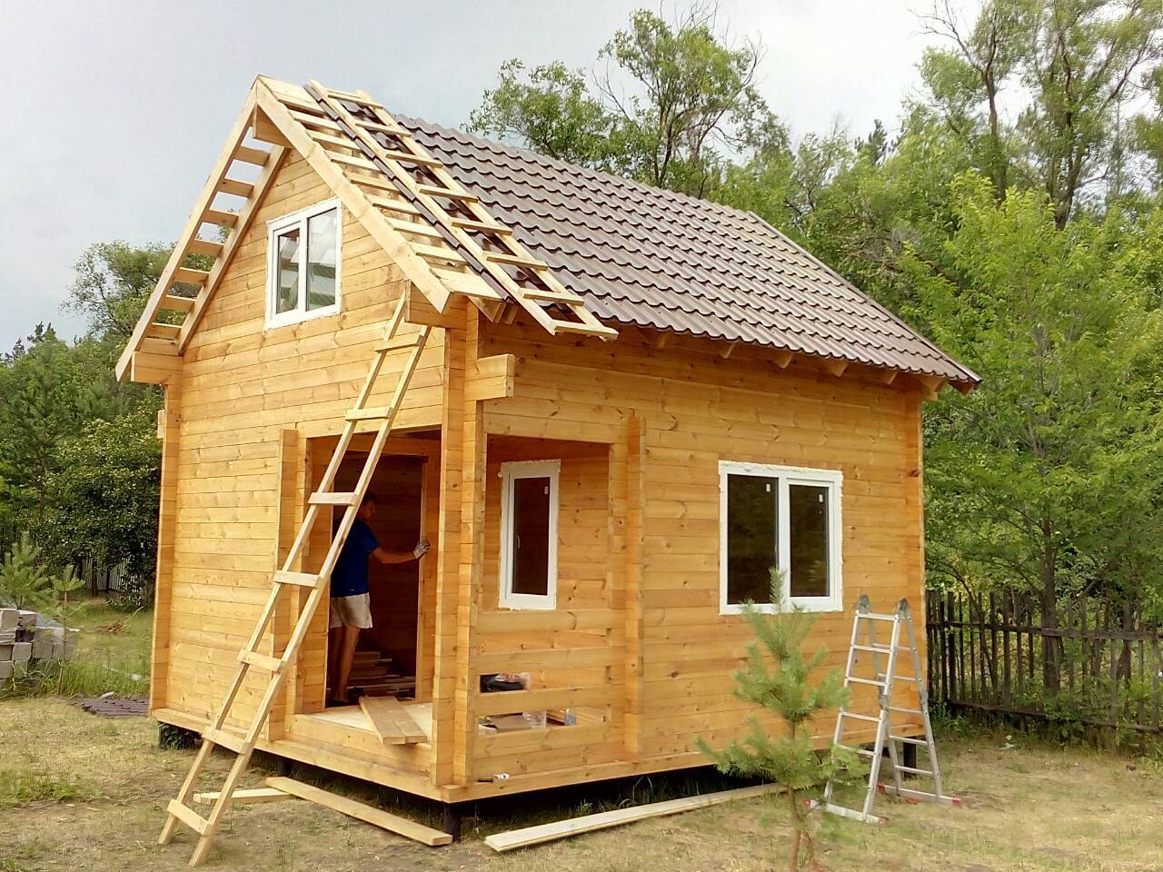 Дачный домик своими руками: схемы и инструкции, как построить дачный домик