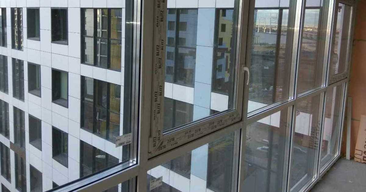 Балконное остекление алюминиевым профилем bazafasada.ru