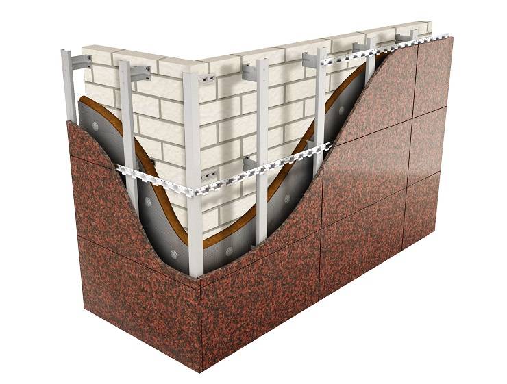Монтаж бетонных плит для вентилируемых фасадов: преимущества и способы