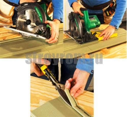 Чем резать виниловый и металлический сайдинг? чем резать сайдинг разных видов ножницы для резки сайдинга.