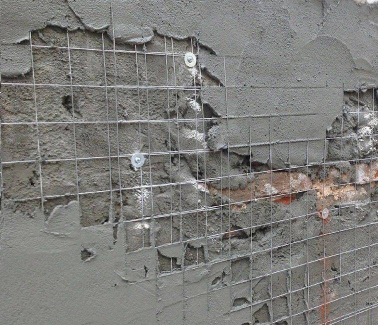 Штукатурка фасада по сетке: технология нанесения, как укрепить старые трещины