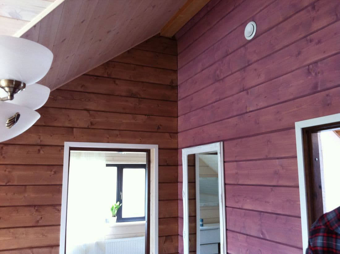 Подбор лакокрасочных материалов для внутренней покраски деревянного дома
