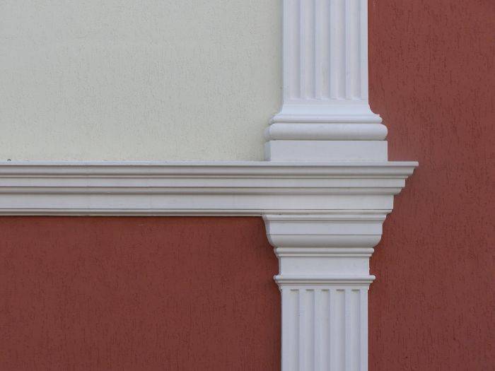 Как правильно сделать фасадный декор из пенопласта с покрытием?