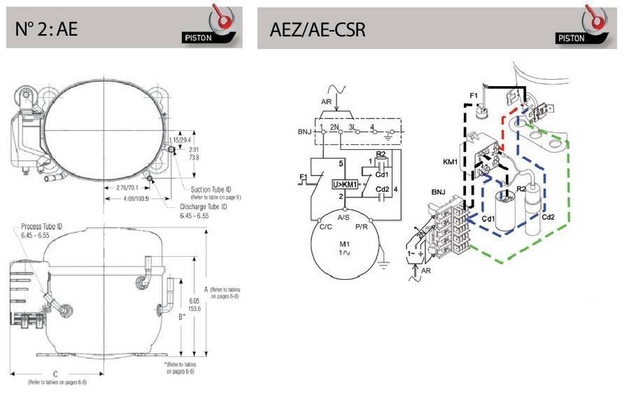 Схема подключения компрессора холодильника - tokzamer.ru