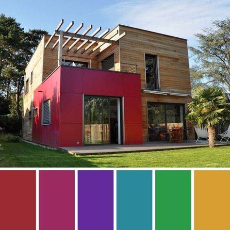 Как правильно сочетать цвет стен и крыши загородного дома?
