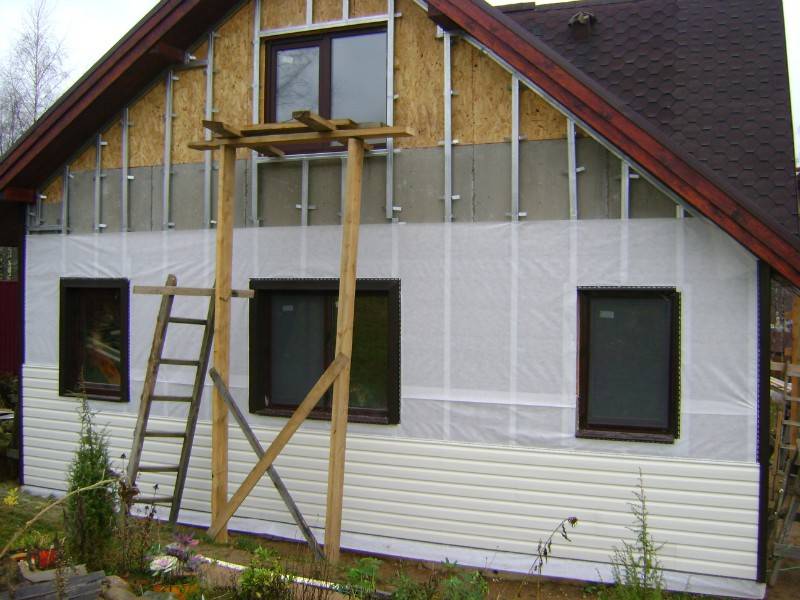 Способы утепления и отделки фасада дома