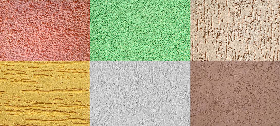 Фактурная фасадная краска для наружных работ: виды структурной краски + особенности нанесения