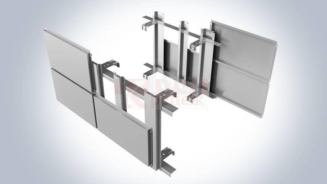 Подсистемы для монтажа вентилируемых фасадов: особенности конструкции и наиболее распространенные материалы