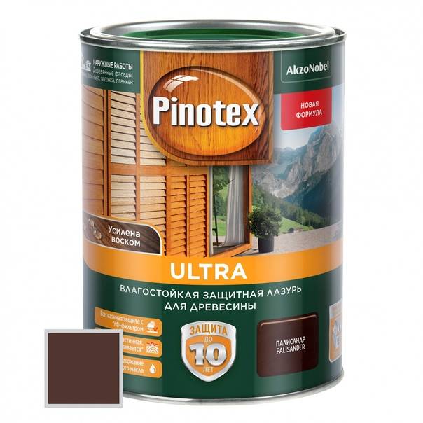 Ассортимент марки pinotex для деревянных поверхностей: краски, пропитки и лаки