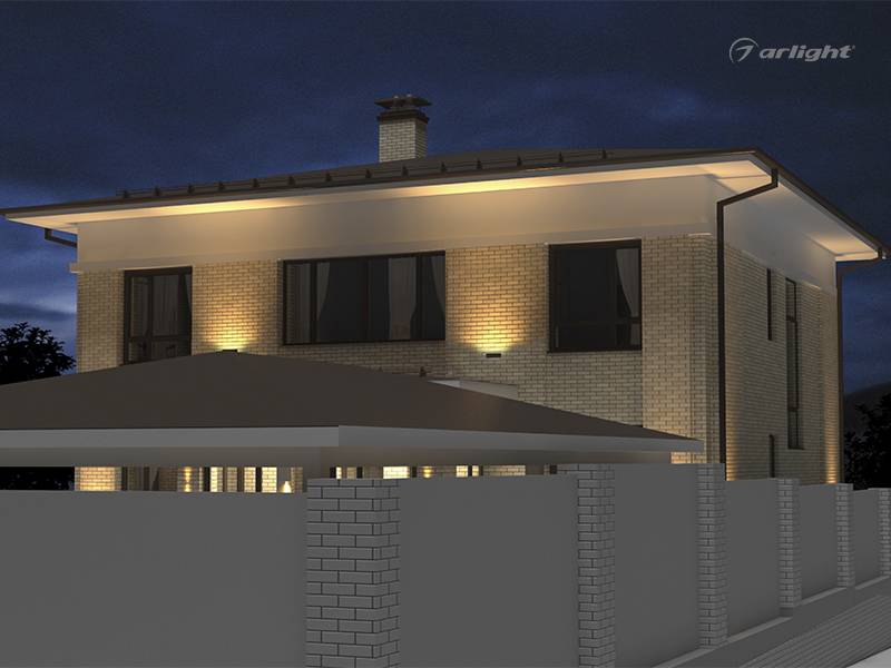 Светодиодные фасадные светильники и системы подсветки зданий и отдельных архитектурных элементов