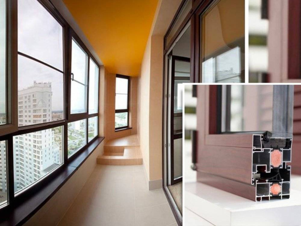 Алюминиевое остекление балконов: алюминиевые окна на лоджии
