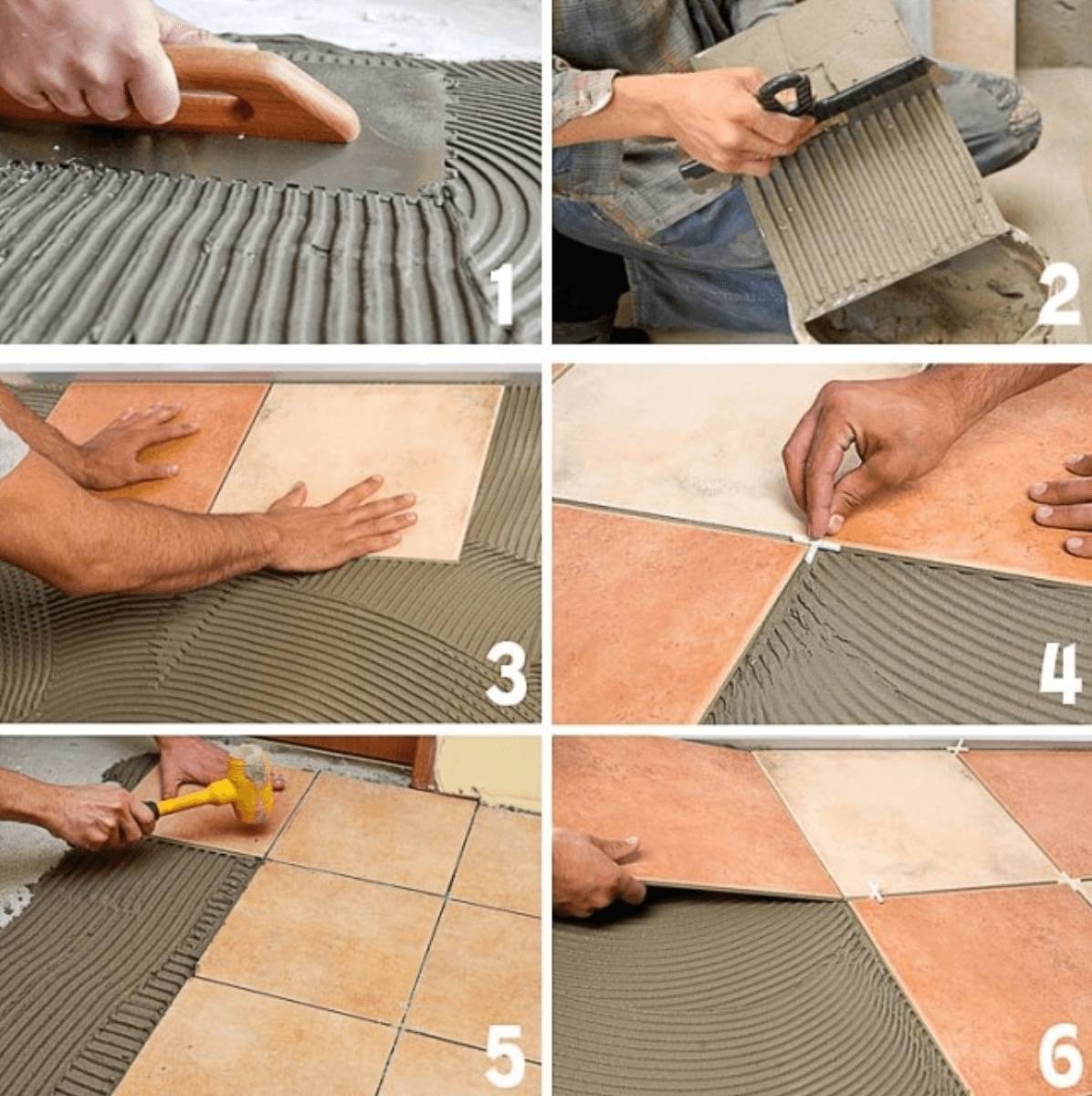 Практические советы по укладке плитки на пол своими руками